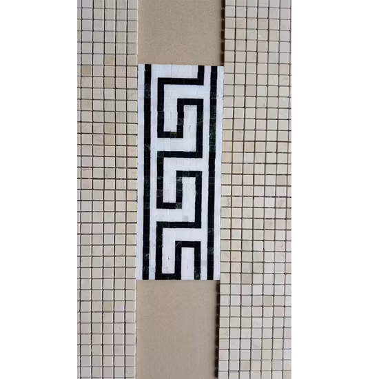 Fronteiras de mosaico de azulejos backsplash de pedra para azulejos de decoração