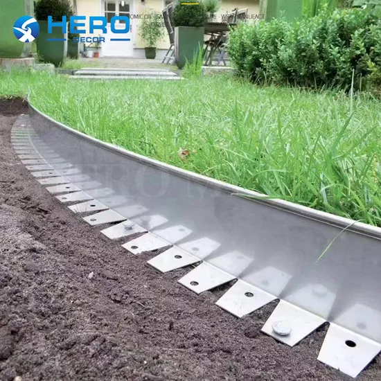 Caixas de metal para flores e grama/decoração simples de jardim/nova borda de gramado de jardim
