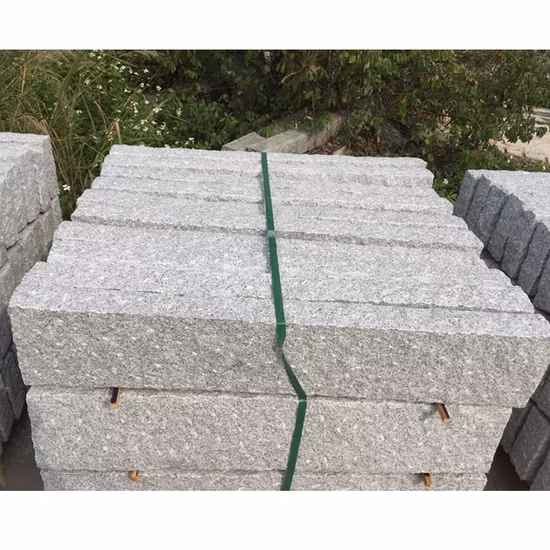 Borda de granito de pedra natural para estradas no público/Graden